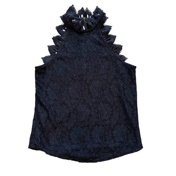 Maurices Love Lace Lined Halter Top Women's Sz XS Black Witchy Whimsigoth Goth - Picture 2 of 12